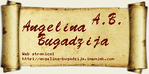 Angelina Bugadžija vizit kartica